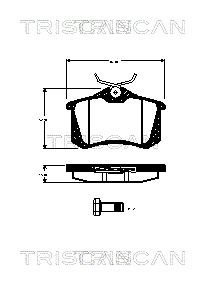 TRISCAN Jarrupala, levyjarru 8110 29011