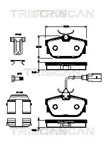 TRISCAN Jarrupala, levyjarru 8110 29062