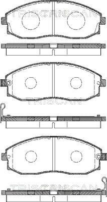 TRISCAN Jarrupala, levyjarru 8110 43008