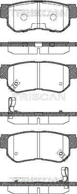 TRISCAN Jarrupalasarja, pysäköintijarru 8110 43014