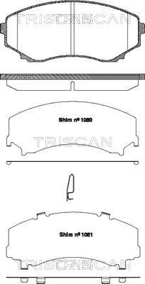 TRISCAN Jarrupala, levyjarru 8110 50022