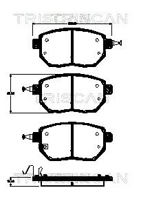 TRISCAN Jarrupala, levyjarru 8110 68178