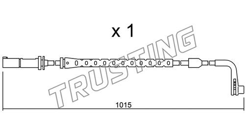 TRUSTING Kulumisenilmaisin, jarrupala SU.221