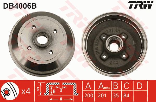 TRW Jarrurumpu DB4006B