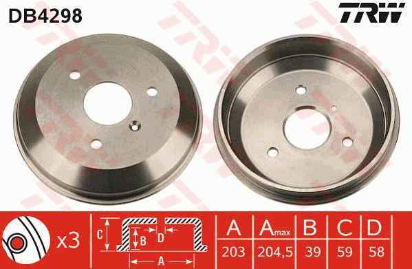 TRW Jarrurumpu DB4298