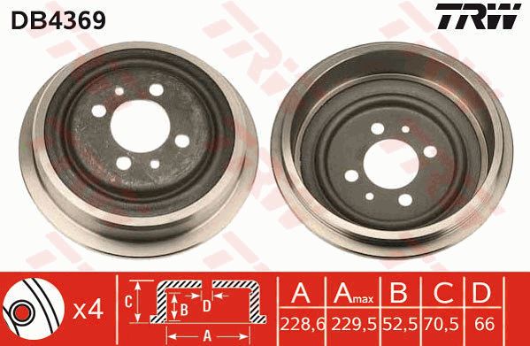 TRW Jarrurumpu DB4369