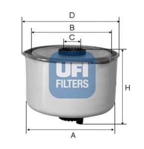 UFI Polttoainesuodatin 24.454.00