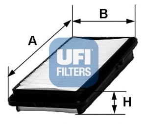 UFI Ilmansuodatin 30.269.00