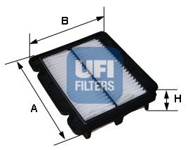 UFI Ilmansuodatin 30.279.00