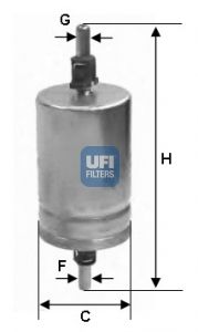 UFI Polttoainesuodatin 31.510.00