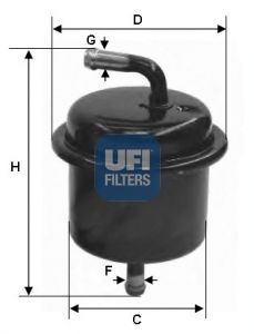 UFI Polttoainesuodatin 31.543.00