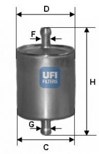 UFI Polttoainesuodatin 31.760.00