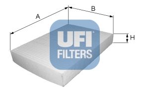 UFI Suodatin, sisäilma 53.014.00