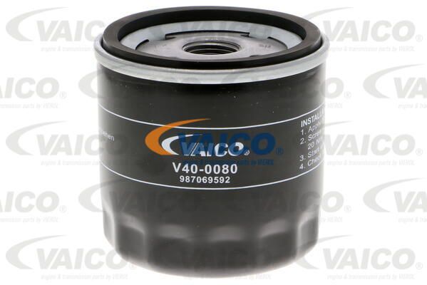 VAICO Öljynsuodatin V40-0080