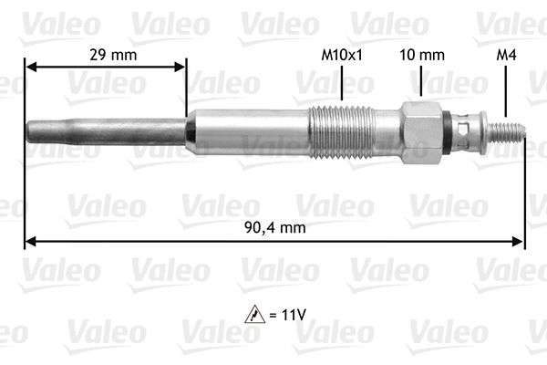 VALEO Hehkutulppa 345102