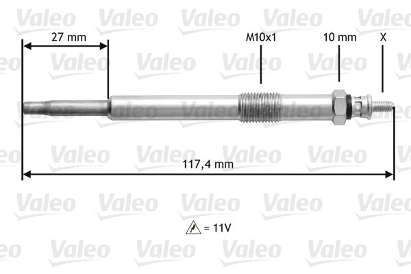 VALEO Hehkutulppa 345143