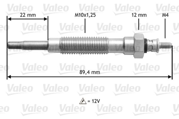 VALEO Hehkutulppa 345149