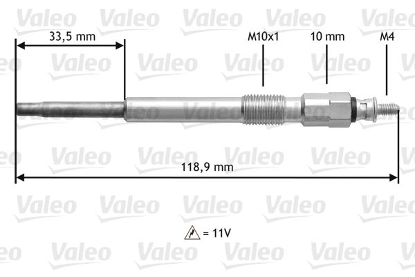 VALEO Hehkutulppa 345152