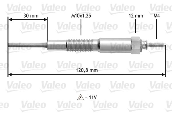 VALEO Hehkutulppa 345173