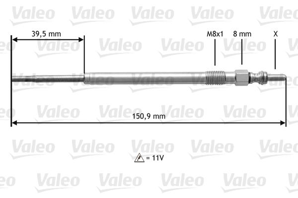 VALEO Hehkutulppa 345174