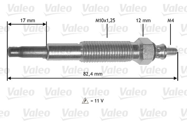 VALEO Hehkutulppa 345199