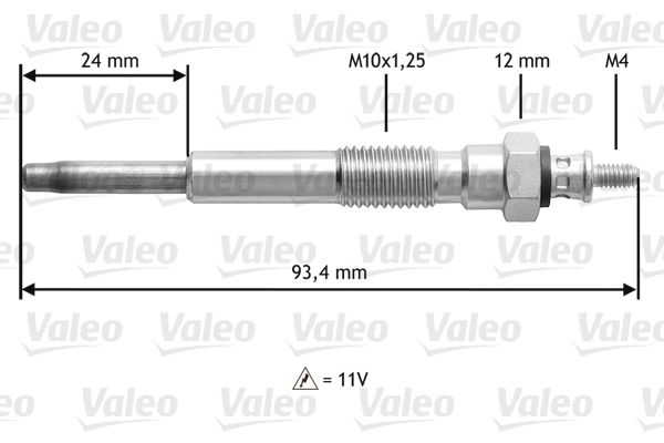 VALEO Hehkutulppa 345207