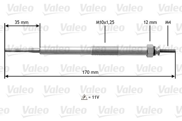 VALEO Hehkutulppa 345216