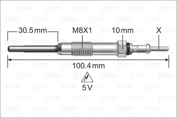 VALEO Hehkutulppa 345246