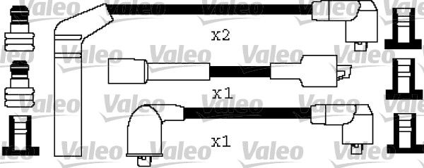 VALEO Sytytysjohtosarja 346340