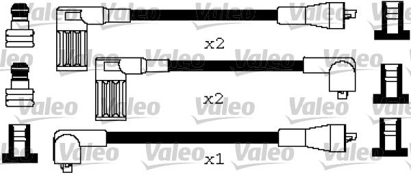 VALEO Sytytysjohtosarja 346616