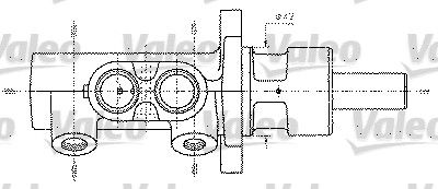 VALEO Jarrupääsylinteri 402330