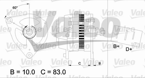 VALEO Laturi 436140