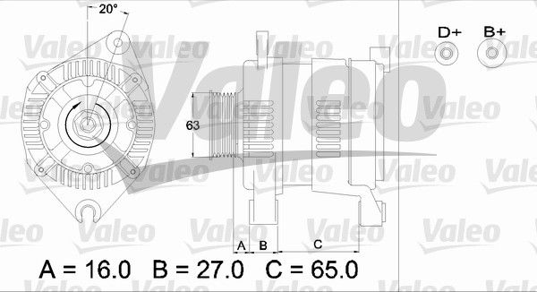 VALEO Laturi 436340