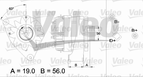 VALEO Laturi 436343