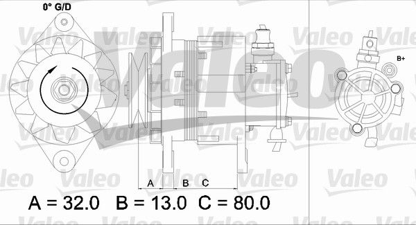 VALEO Laturi 437144