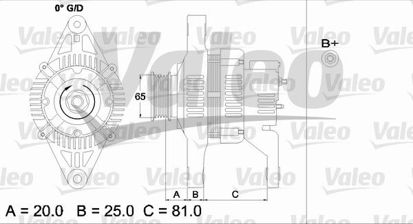 VALEO Laturi 437151