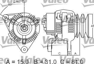 VALEO Laturi 437195