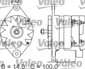 VALEO Laturi 437352