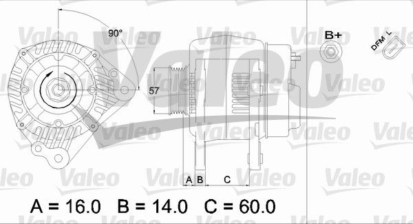 VALEO Laturi 437411