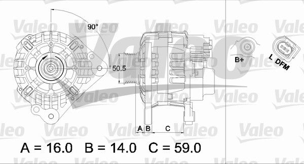 VALEO Laturi 437444