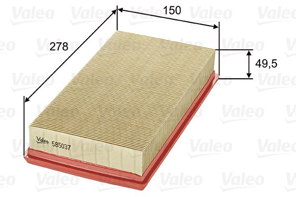 VALEO Ilmansuodatin 585037