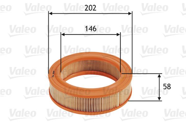 VALEO Ilmansuodatin 585644