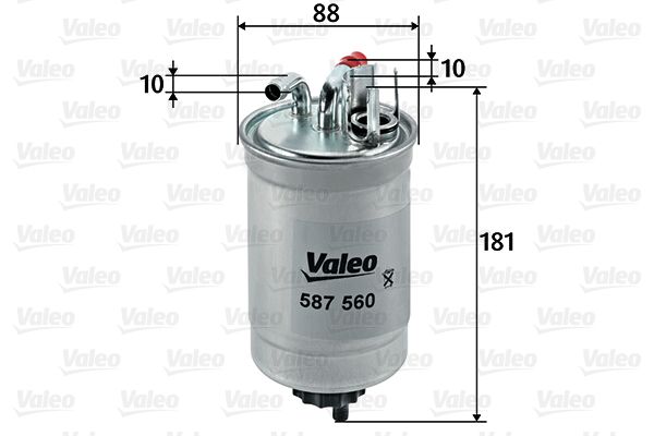 VALEO Polttoainesuodatin 587560