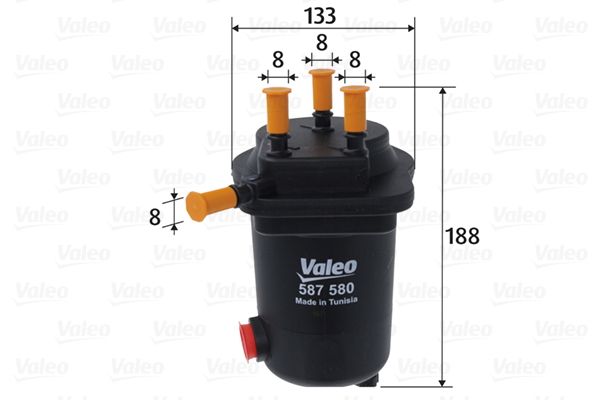 VALEO Polttoainesuodatin 587580