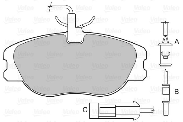 VALEO Jarrupala, levyjarru 598010