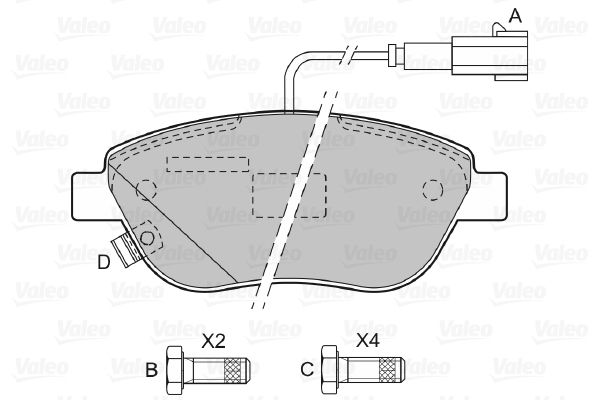 VALEO Jarrupala, levyjarru 598698