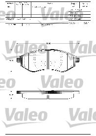 VALEO Jarrupala, levyjarru 601305