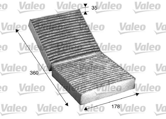 VALEO Suodatin, sisäilma 715508