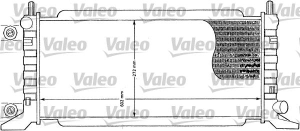 VALEO Jäähdytin,moottorin jäähdytys 730587