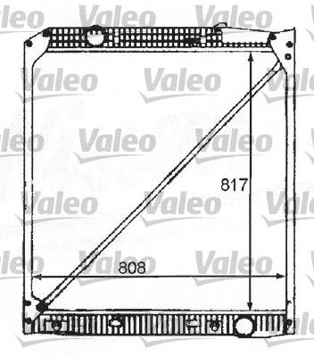 VALEO Jäähdytin,moottorin jäähdytys 732215